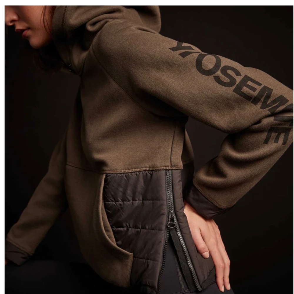 Y/OSEMITE MIXED MEDIA PULLOVER HOODIE